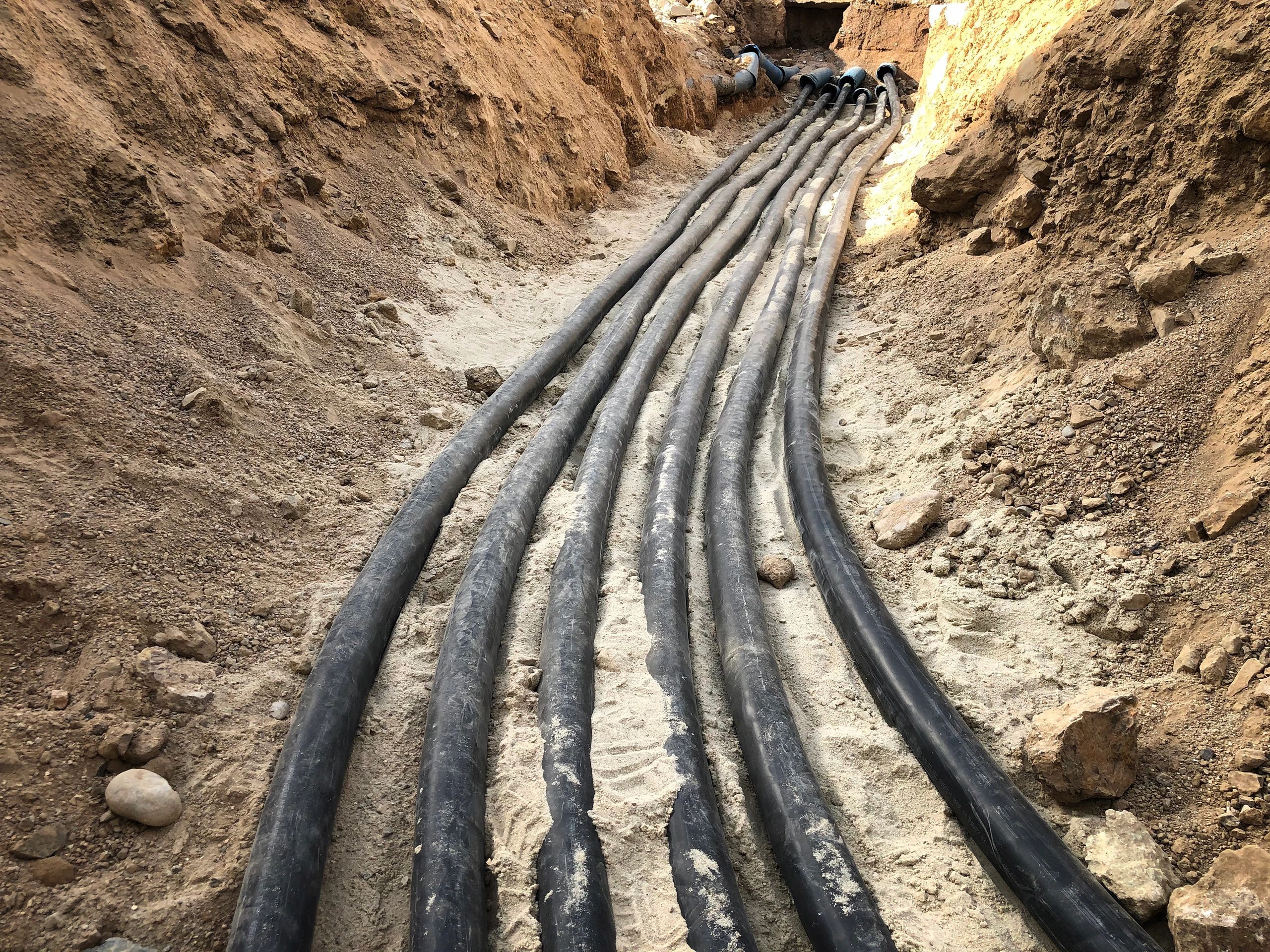 cable burial infrastructure