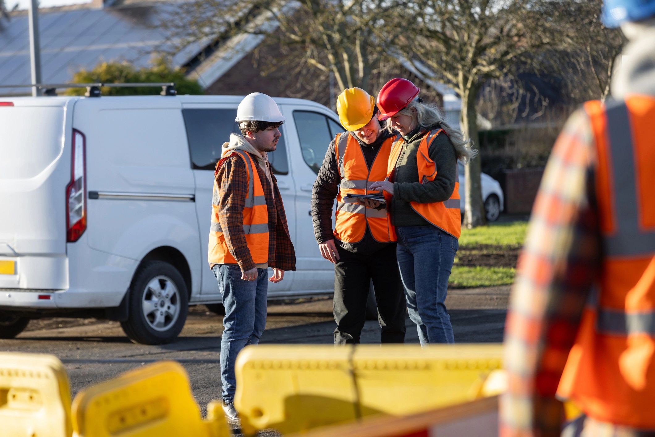 utility workers infrastructure